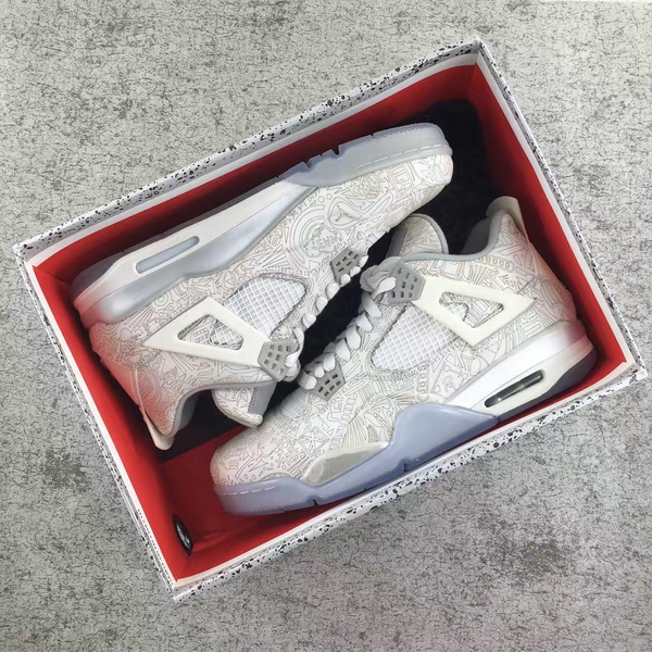 Authentic Air Jordan 4 Laser